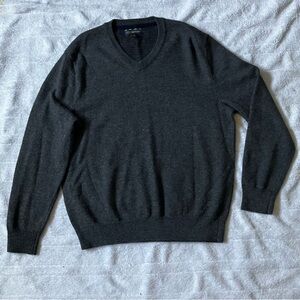 Club Room V-Neck Sweater - Dark Gray